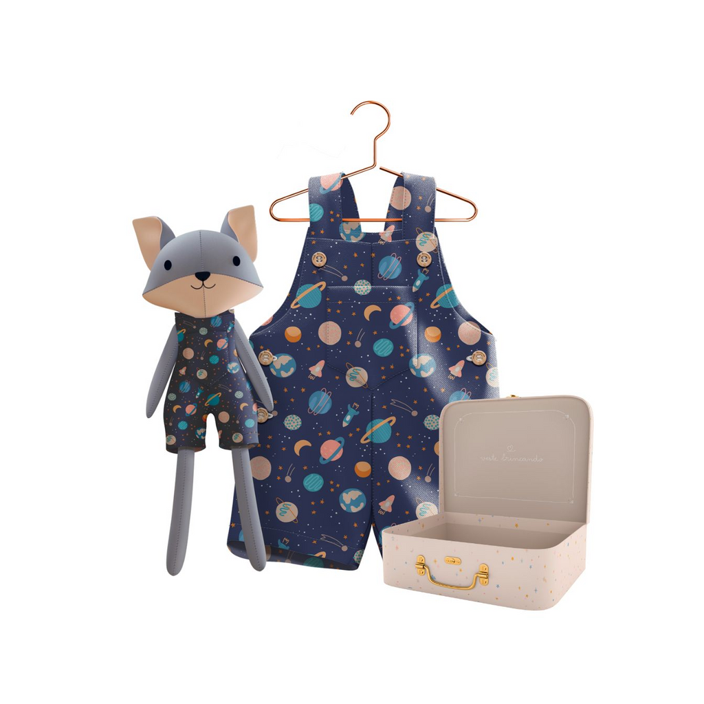 Kit Boneco Raposo Espaço + Petit Case