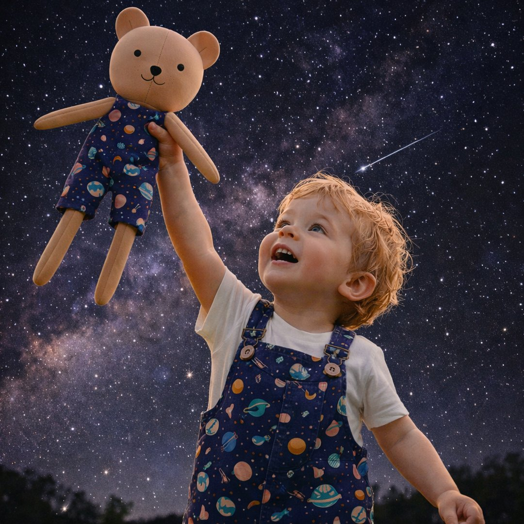 Kit Boneco Urso Espaço