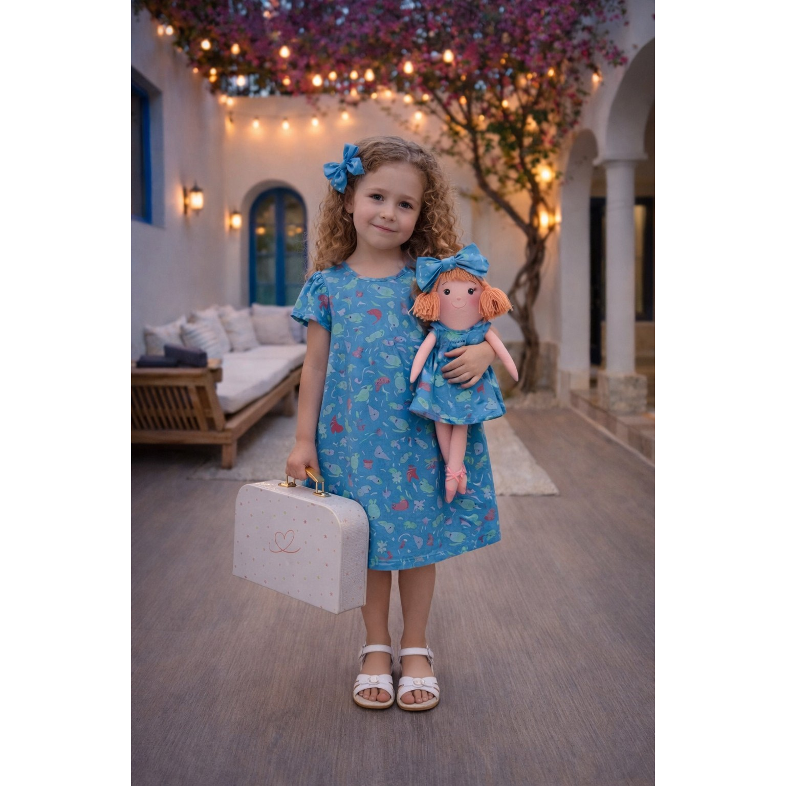 Kit Boneca Nina Fundo do Mar + Petit Case