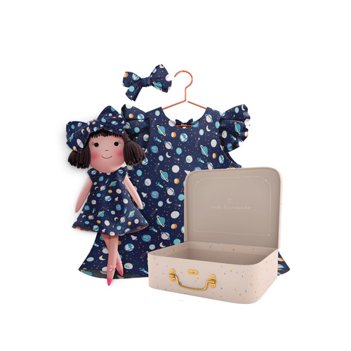 Kit Boneca Alice Espaço + Petit Case