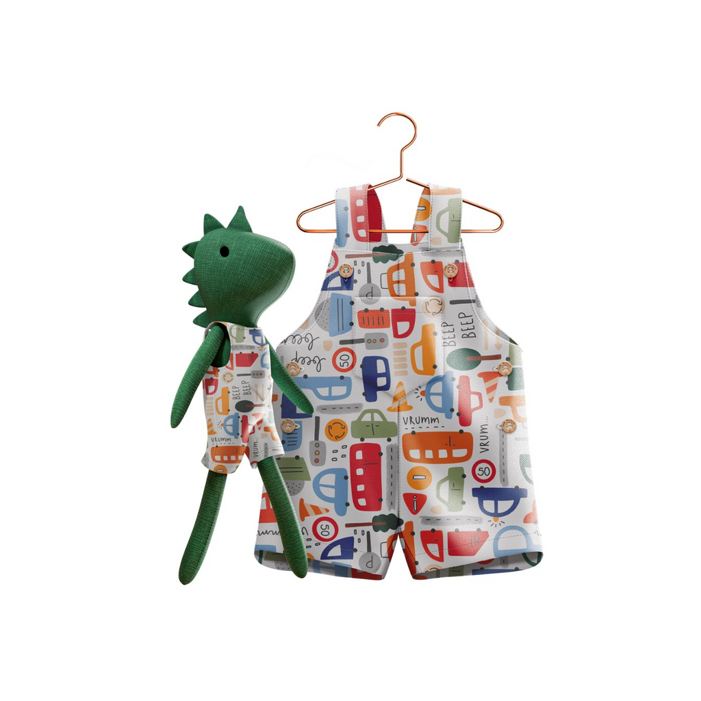 Kit Boneco Dino Carros