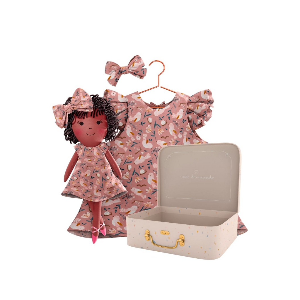 Kit Boneca Bella Jardim + Petit Case
