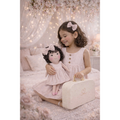 Kit Boneca Nelinha Liso Rosa + Petit Case
