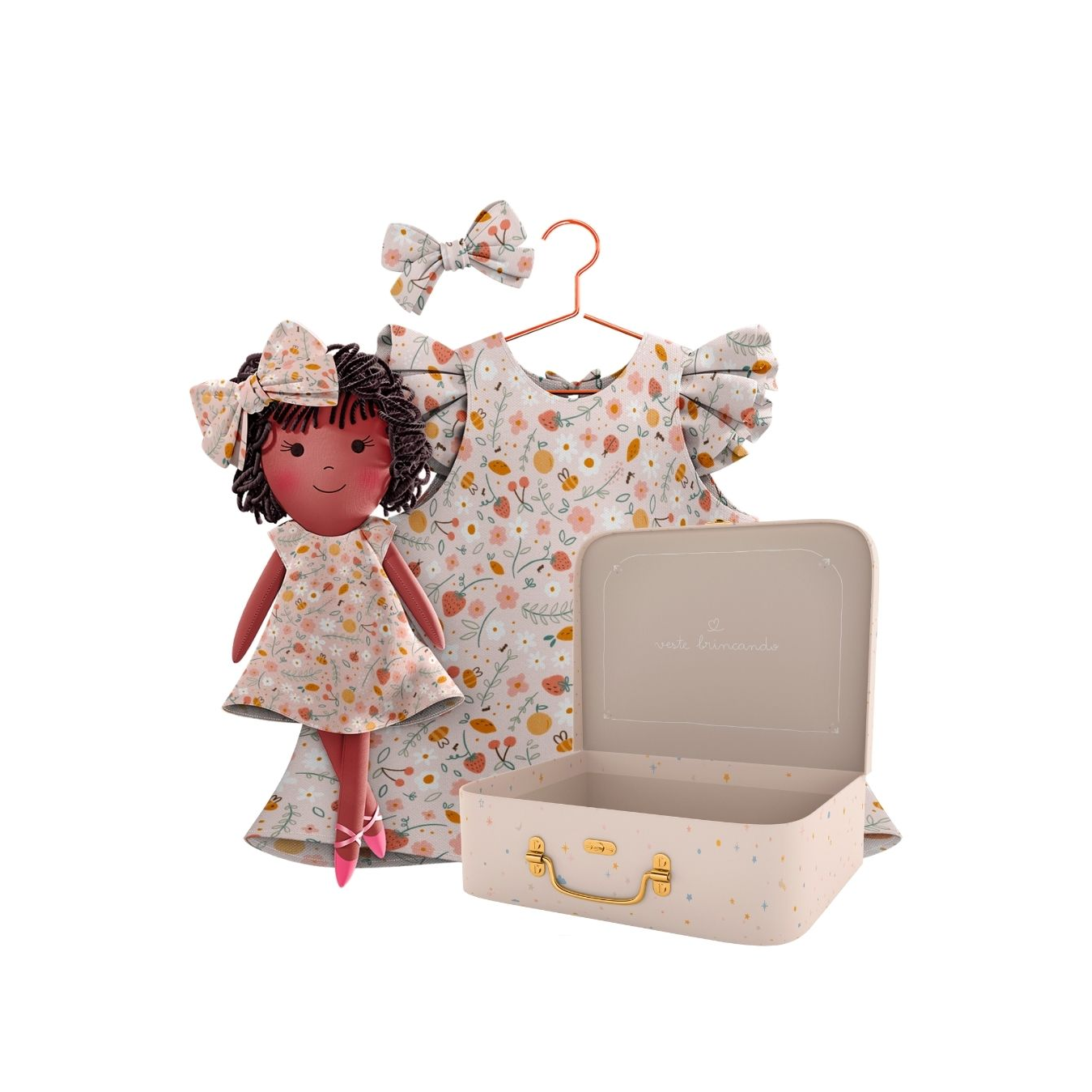 Kit Boneca Bella Pic-Nic + Petit Case