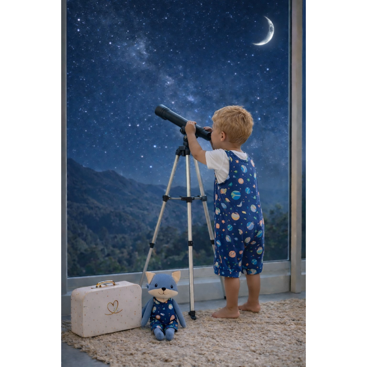 Kit Boneco Raposo Espaço + Petit Case