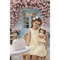 Kit Boneca Nelinha Liso Amarelo + Petit Case