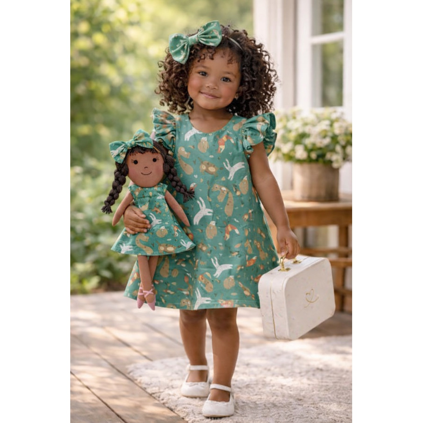 Kit Boneca Juju Bosque + Petit Case