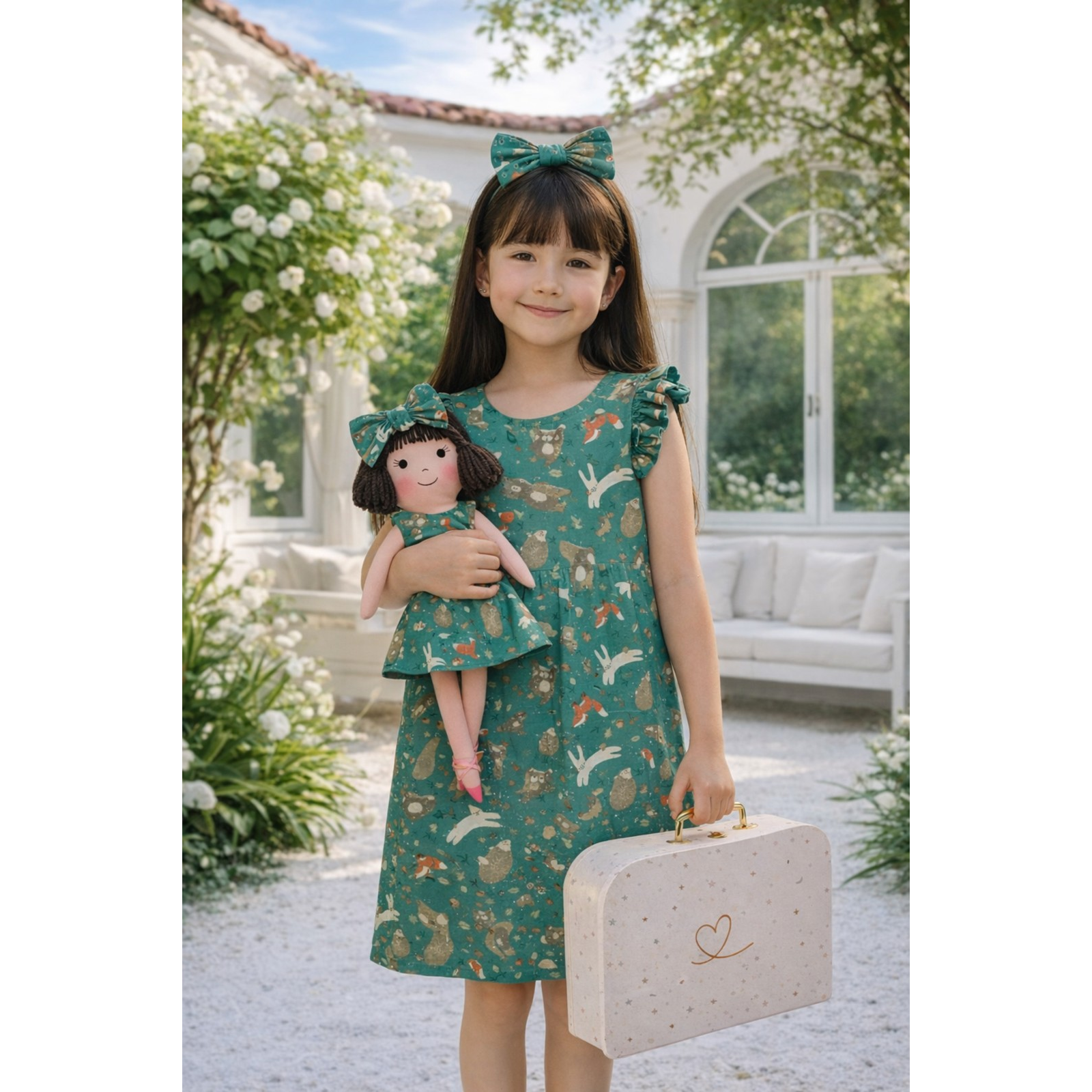 Kit Boneca Alice Bosque + Petit Case