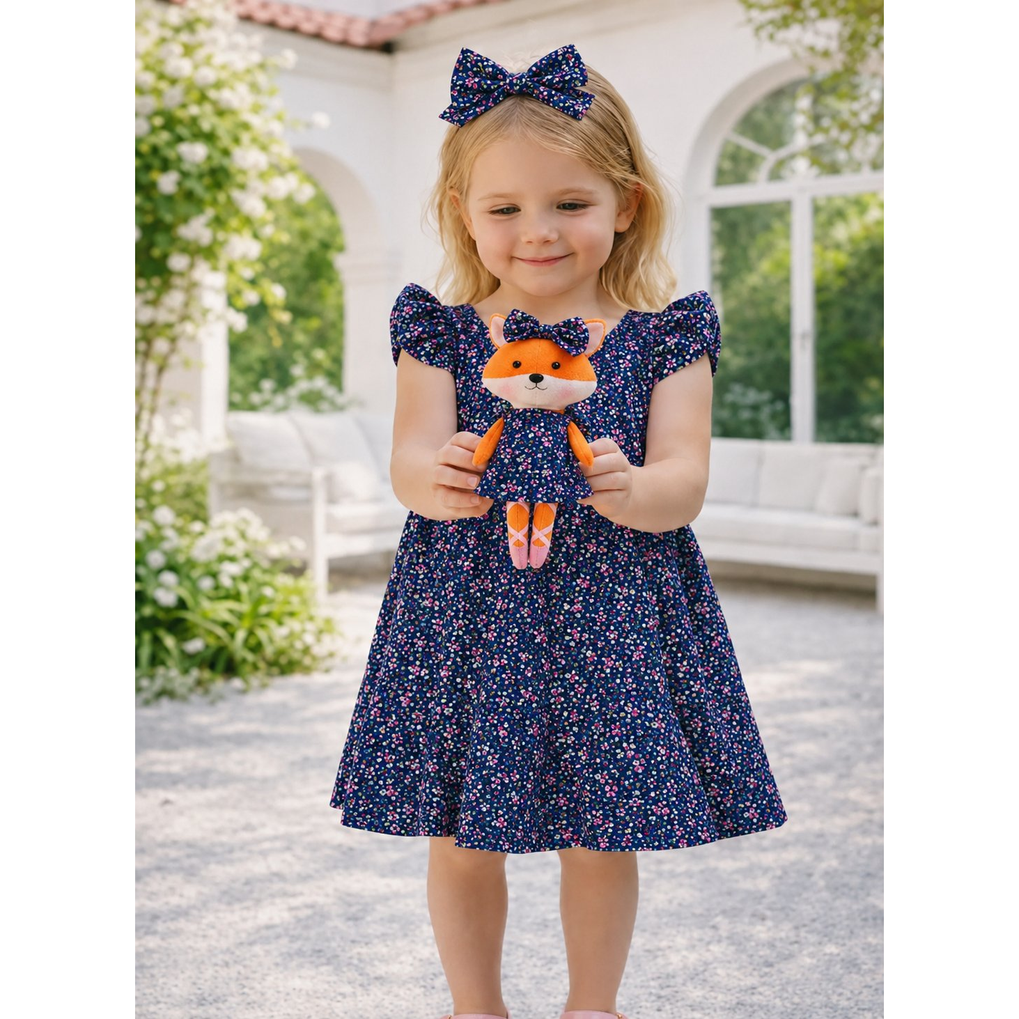 Kit Mini Dona Raposa Florzinha