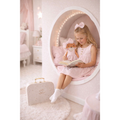 Kit Boneca Dona Raposa Liso Rosa + Petit Case