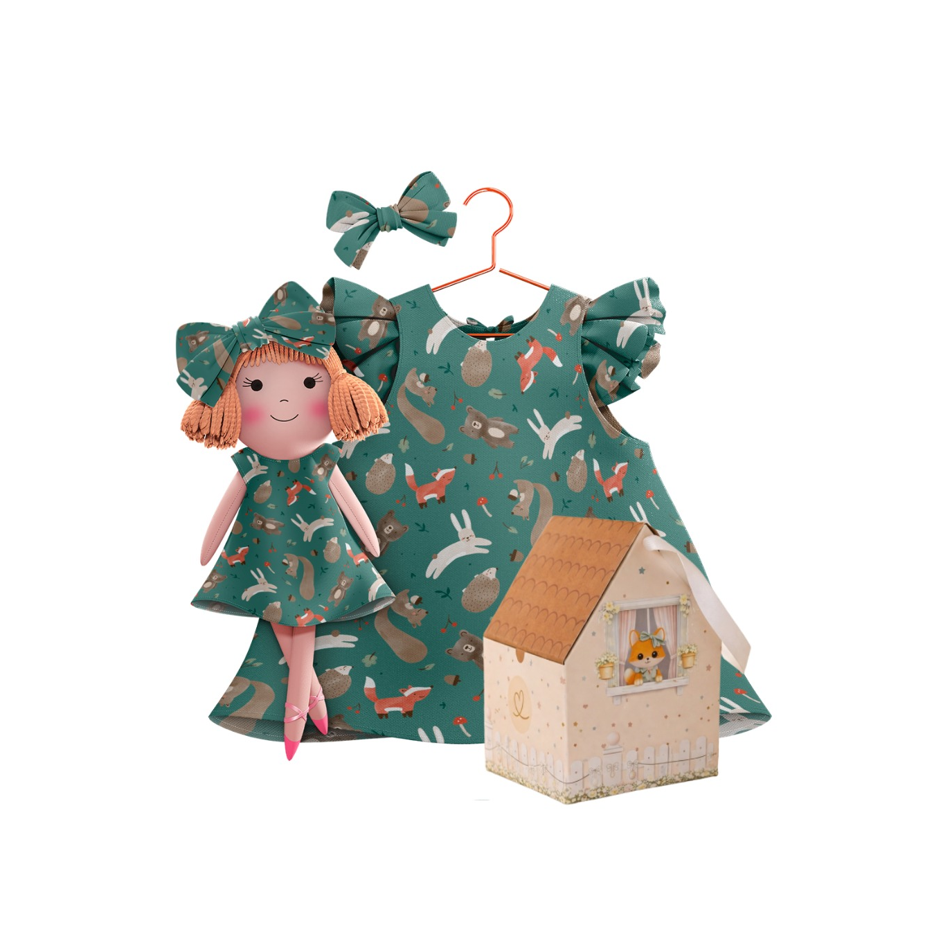 Kit Boneca Nina Bosque