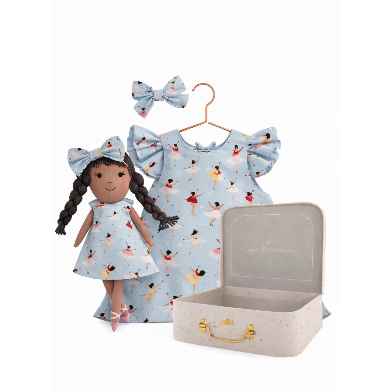 Kit Boneca Juju Bailarina + Petit Case