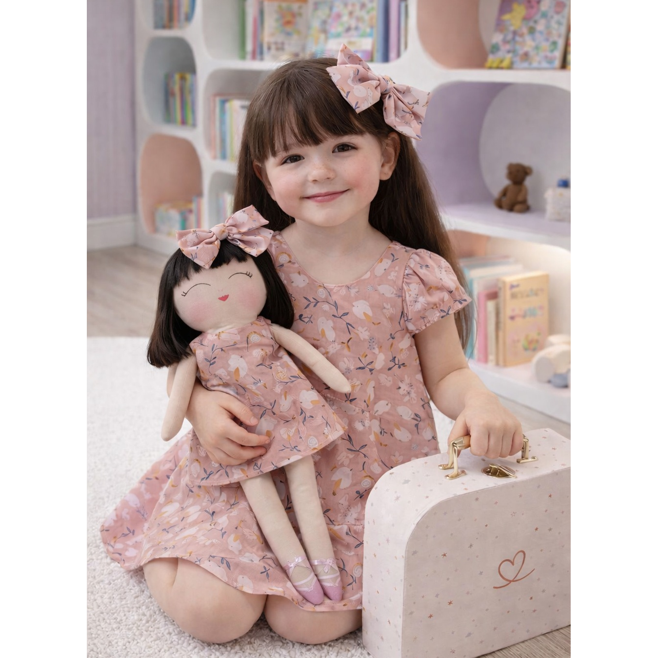 Kit Boneca Kika Jardim + Petit Case