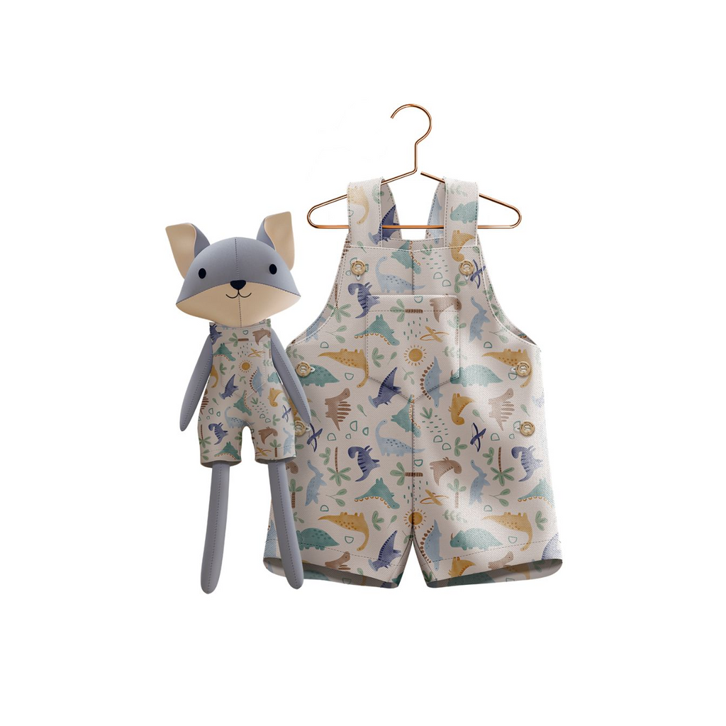 Kit Boneco Raposo Dinos