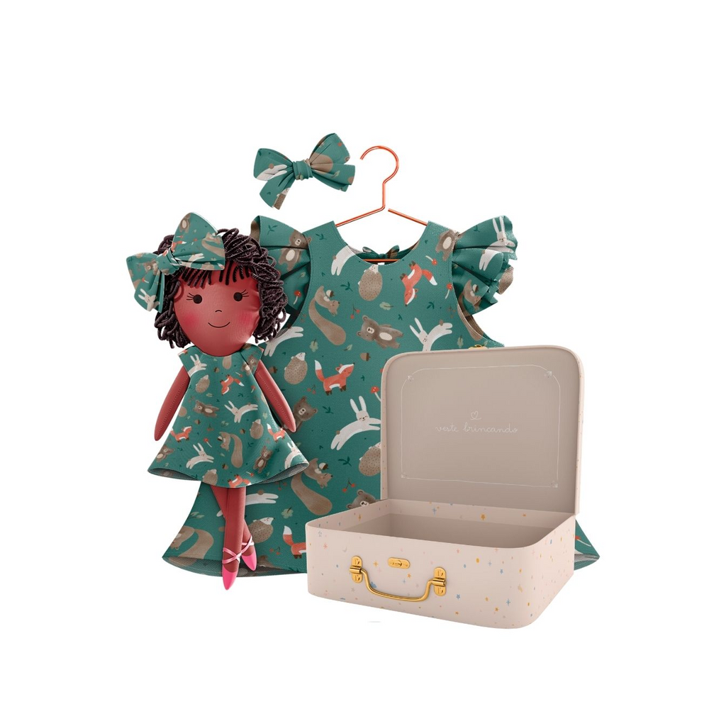 Kit Boneca Bella Bosque + Petit Case