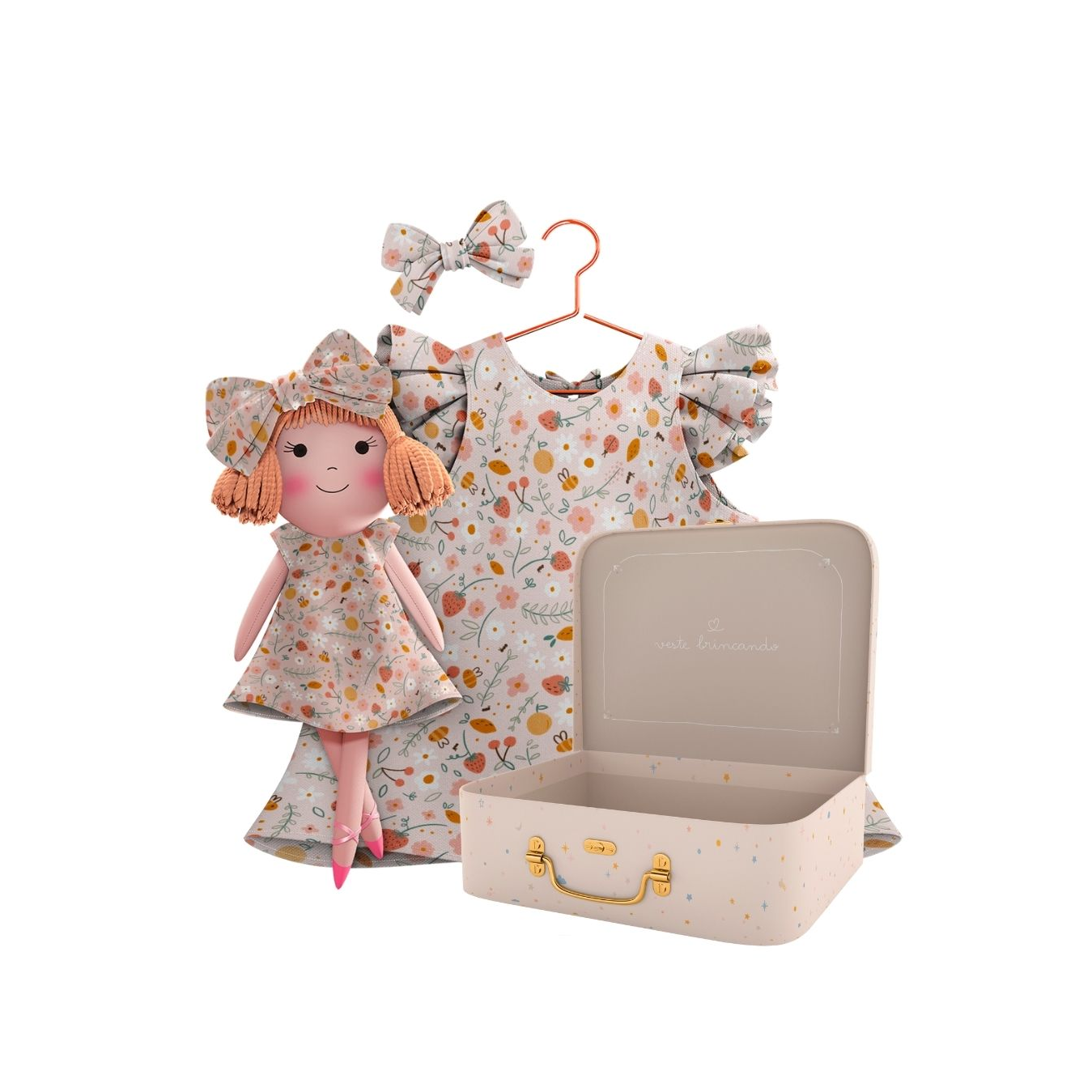 Kit Boneca Nina Pic-Nic+ Petit Case