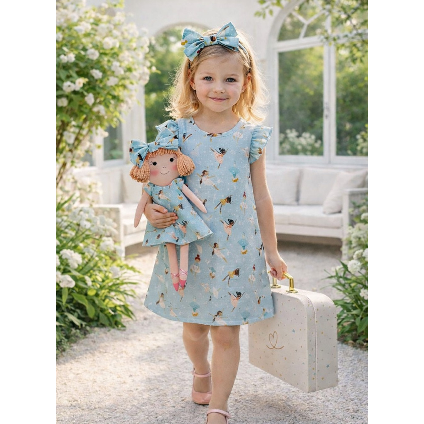 Kit Boneca Nina Bailarina + Petit Case