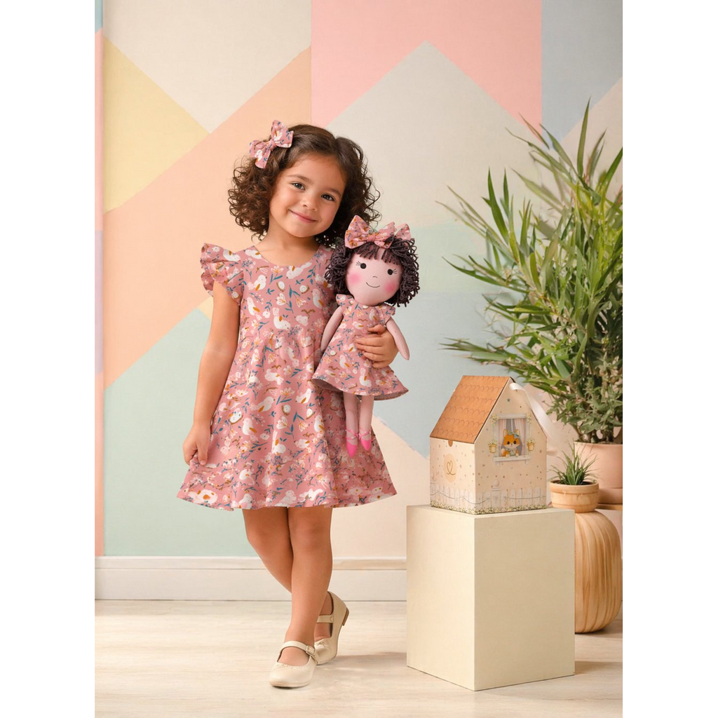 Kit Boneca Nelinha Jardim