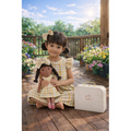 Kit Boneca Juju Xadrez + Petit Case