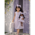 Kit Boneca Juju Liso Lilas + Petit Case