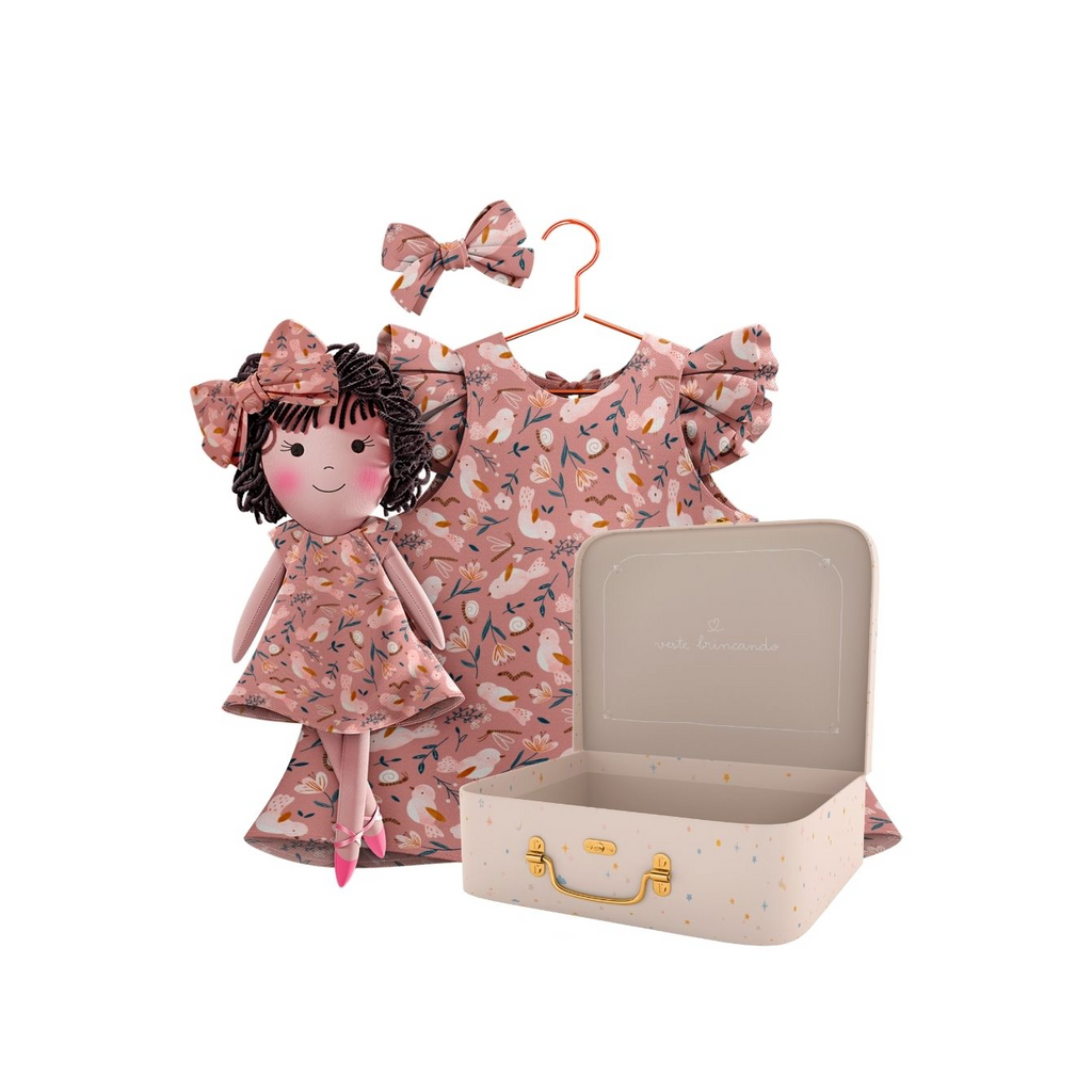 Kit Boneca Nelinha Jardim+ Petit Case