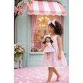 Kit Boneca Manu Liso Rosa