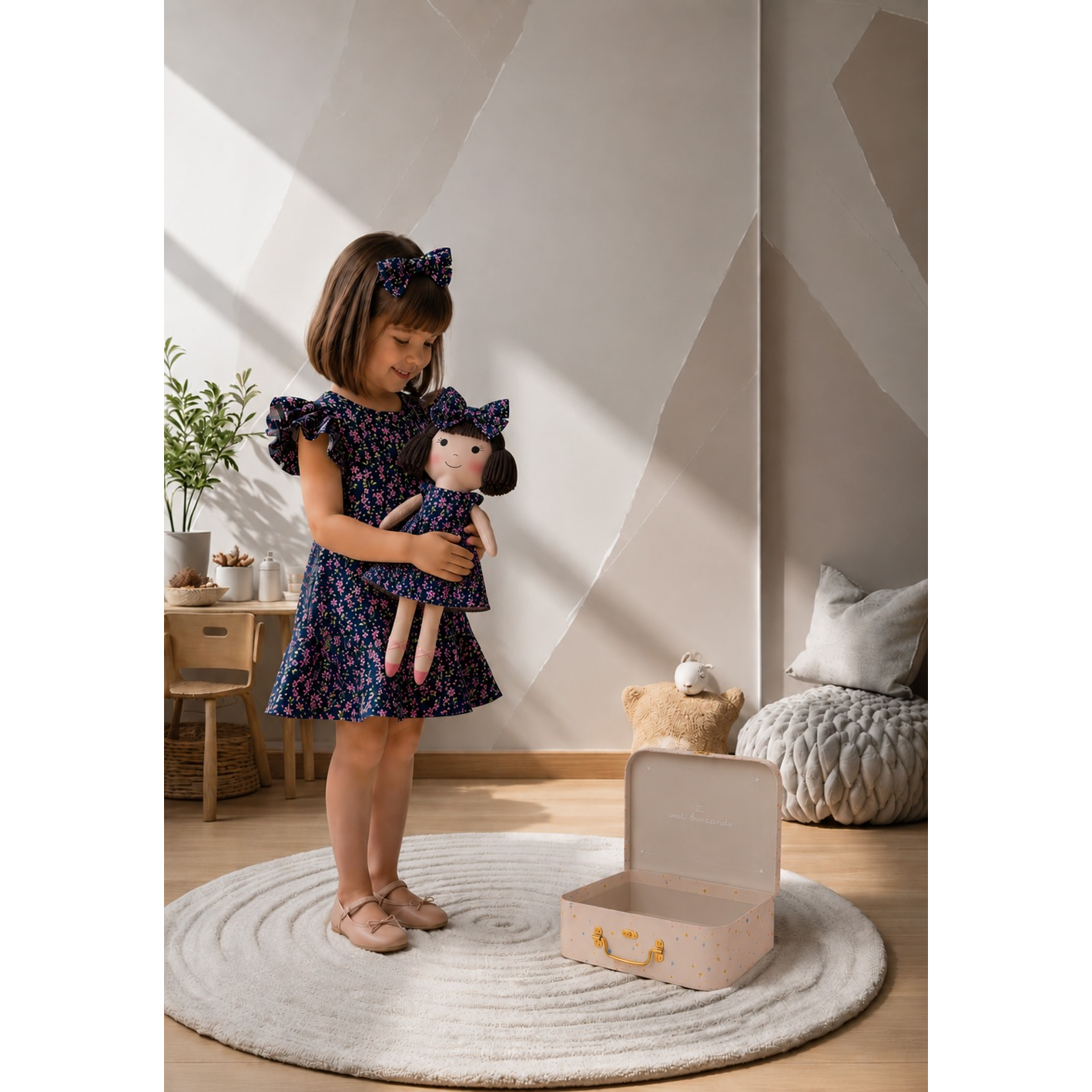 Kit Boneca Alice Florzinha + Petit Case