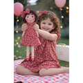 Kit Boneca Nelinha Corações + Petit Case