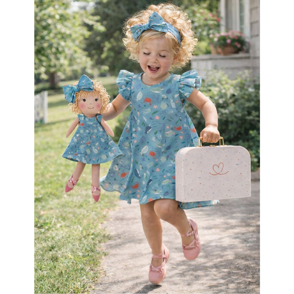 Kit Boneca Aninha Fundo do Mar + Petit Case