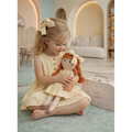 Kit Boneca Duda Liso Amarelo + Petit Case