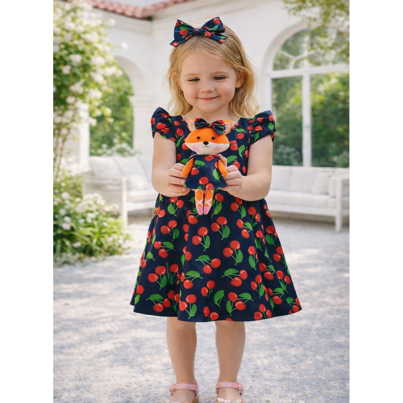 Kit Mini Dona Raposa Cereja
