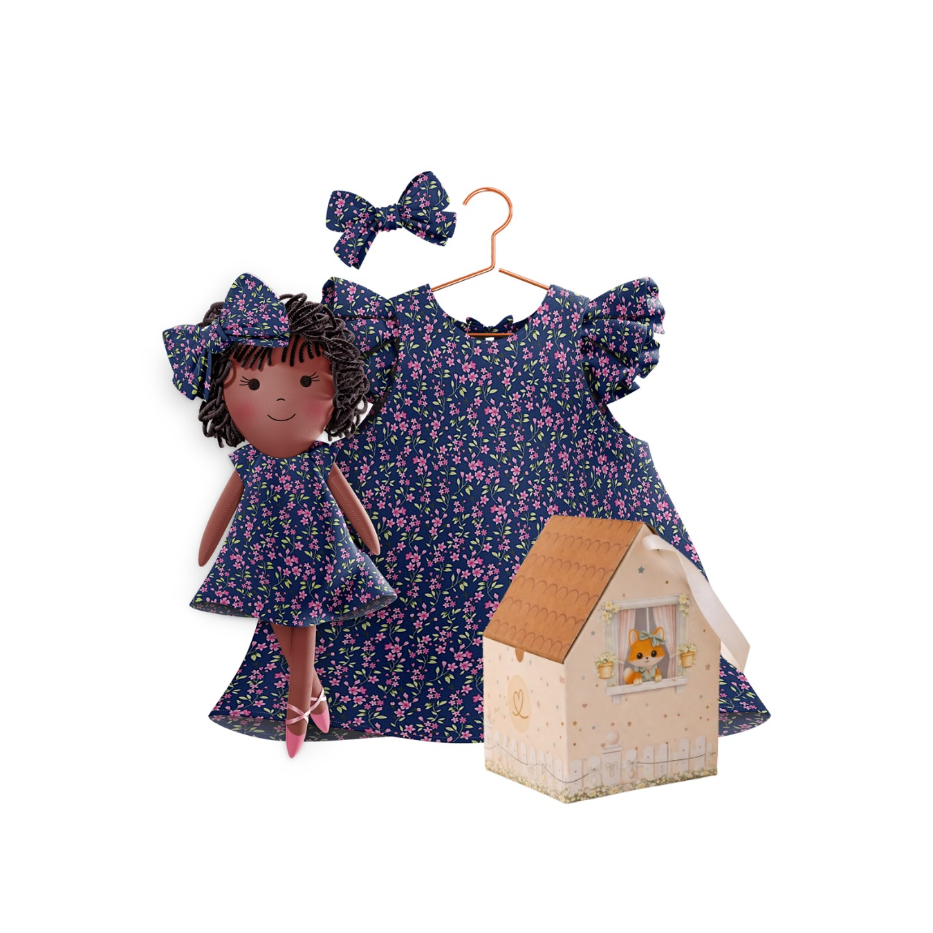 Kit Boneca Bella Florzinha