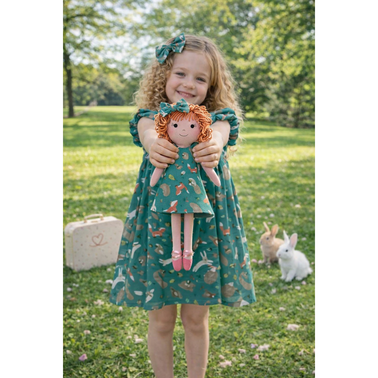 Kit Boneca Aninha Bosque + Petit Case