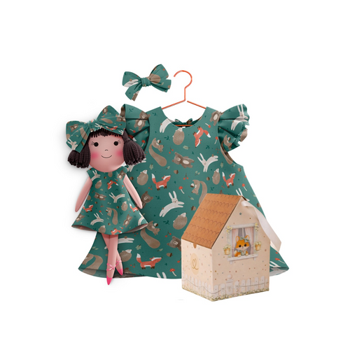 Kit Boneca Alice Bosque