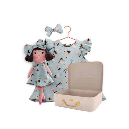 Kit Boneca Alice Bailarina + Petit Case