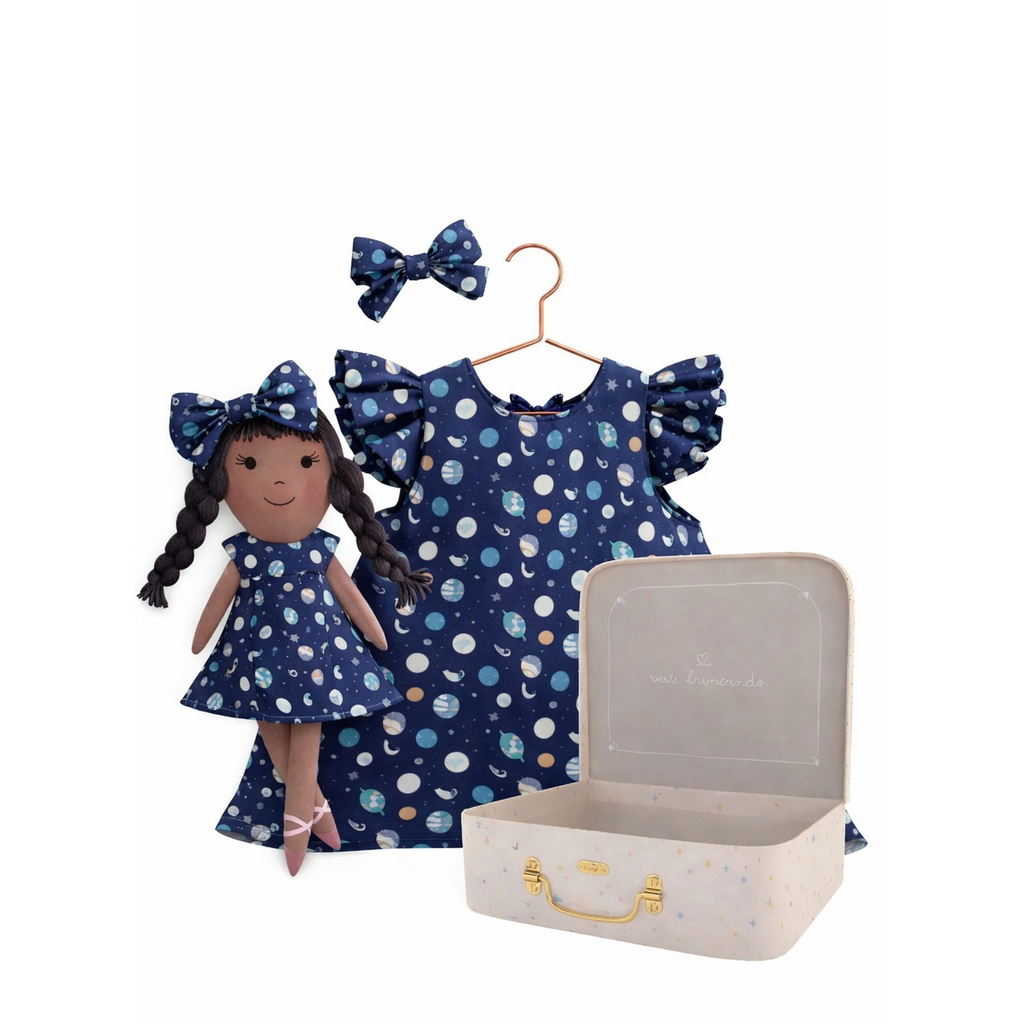 Kit Boneca Juju Espaço + Petit Case