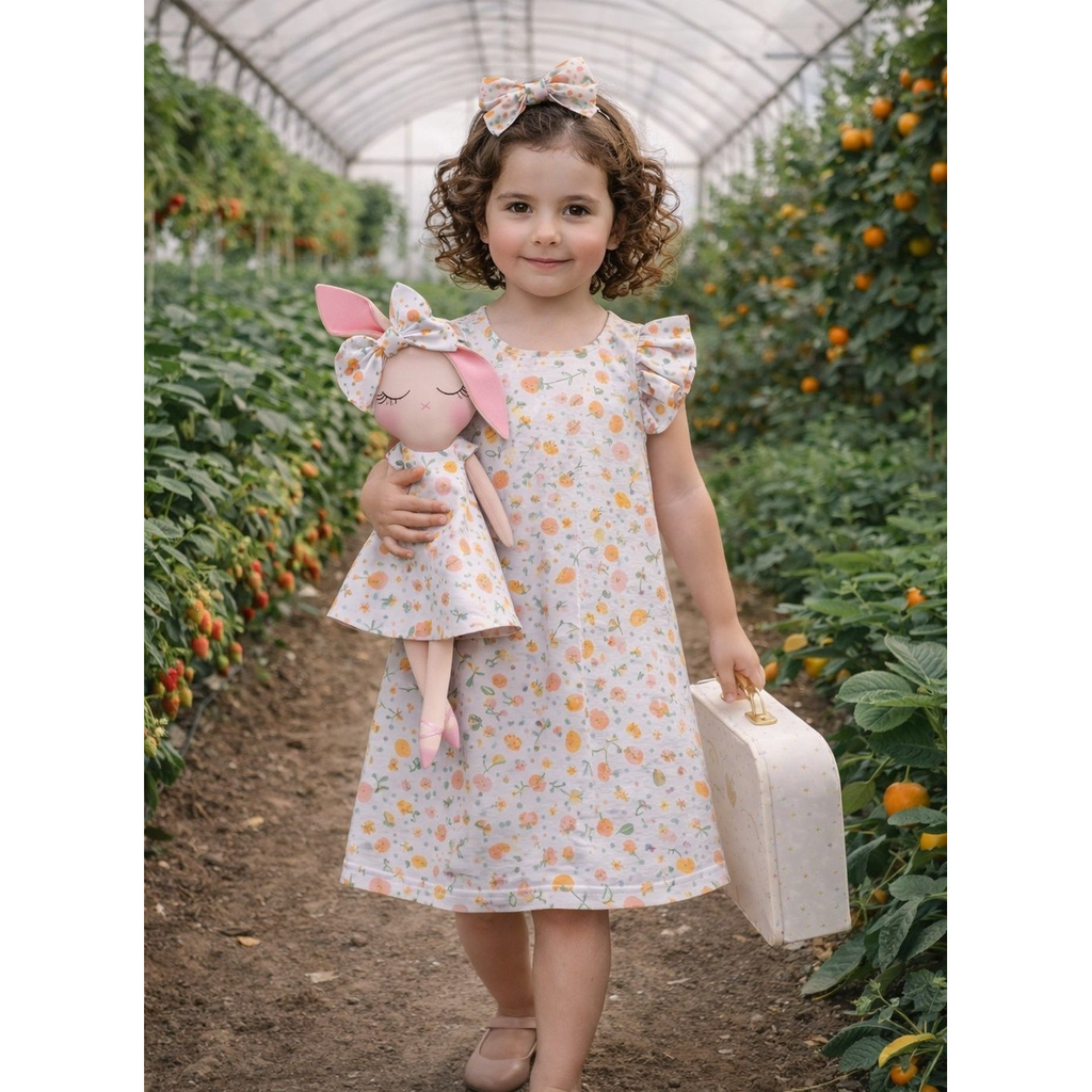 Kit Boneca Coelhinha Chloe Pic Nic + Petit Case