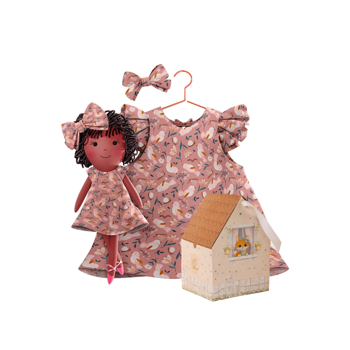 Kit Boneca Bella Jardim