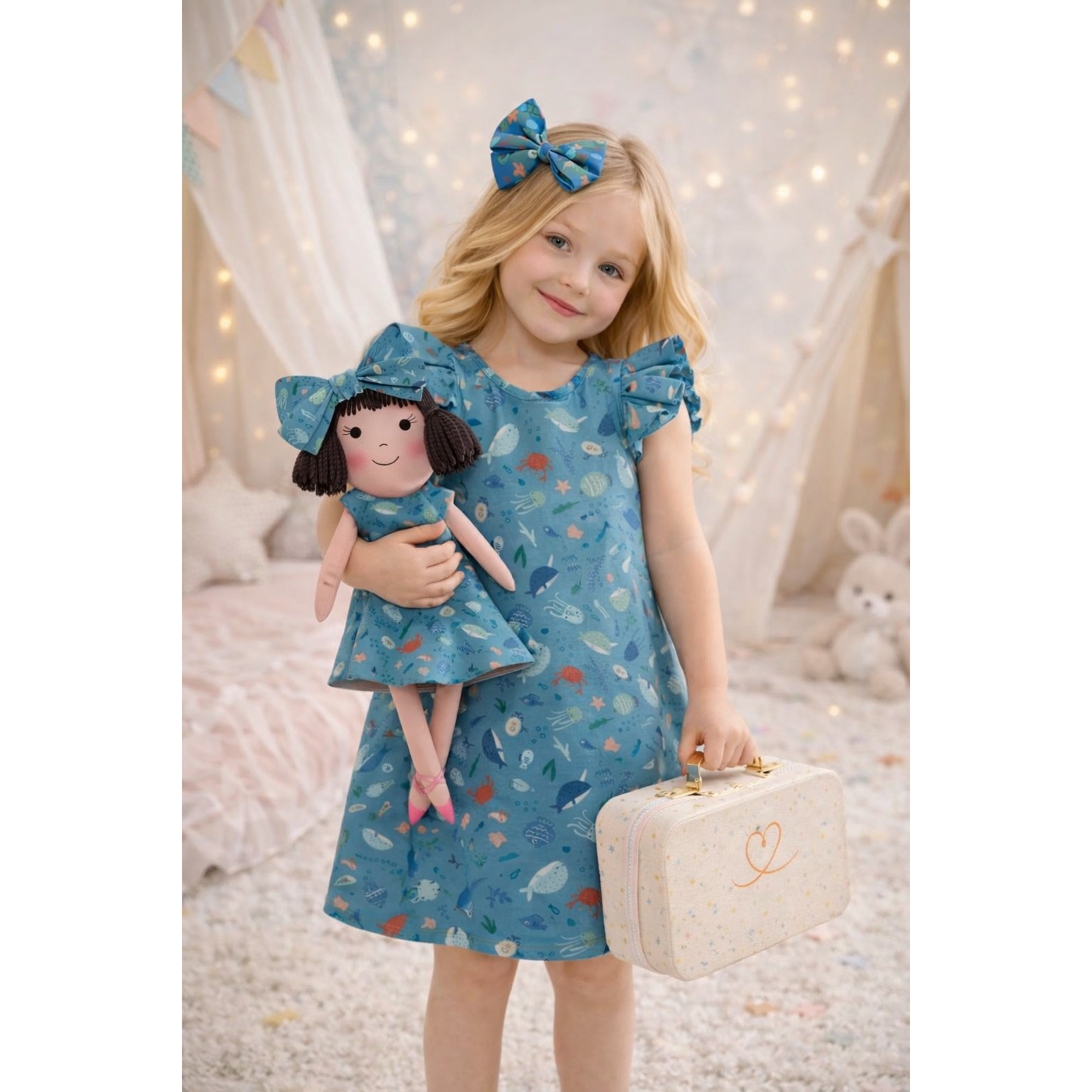 Kit Boneca Alice Fundo do Mar + Petit Case