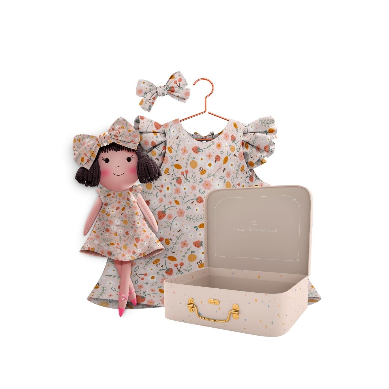 Kit Boneca Alice Pic-Nic + Petit Case