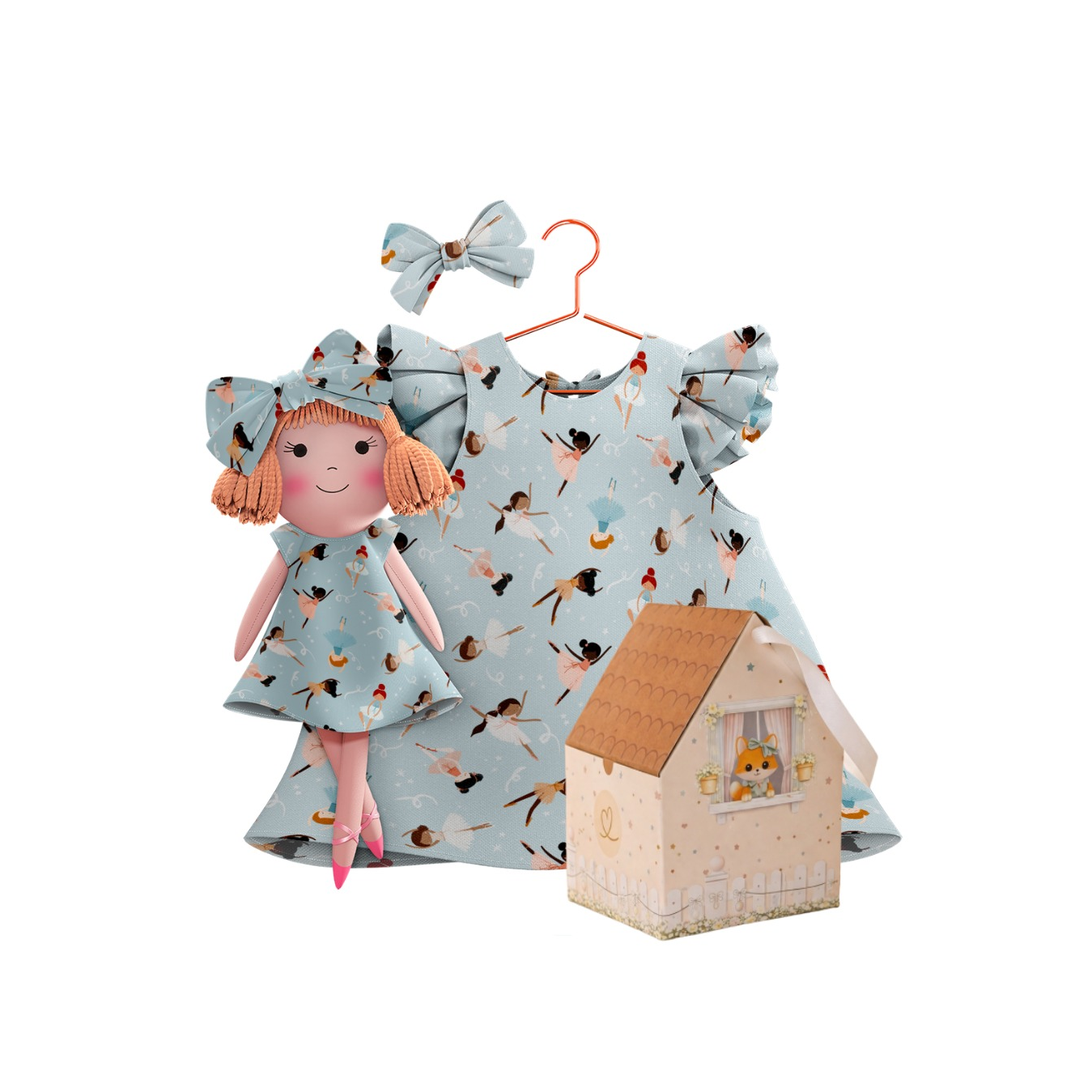 Kit Boneca Nina Bailarina