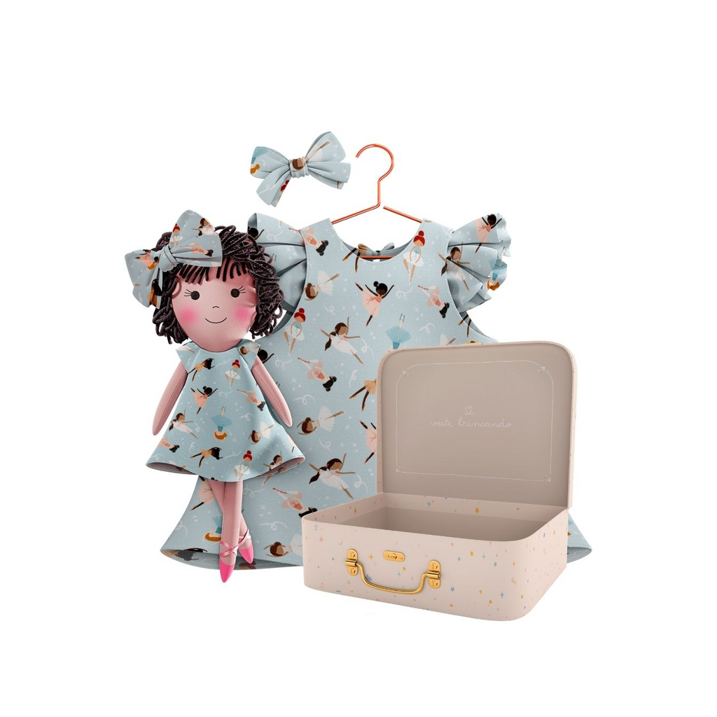 Kit Boneca Nelinha Bailarina + Petit Case
