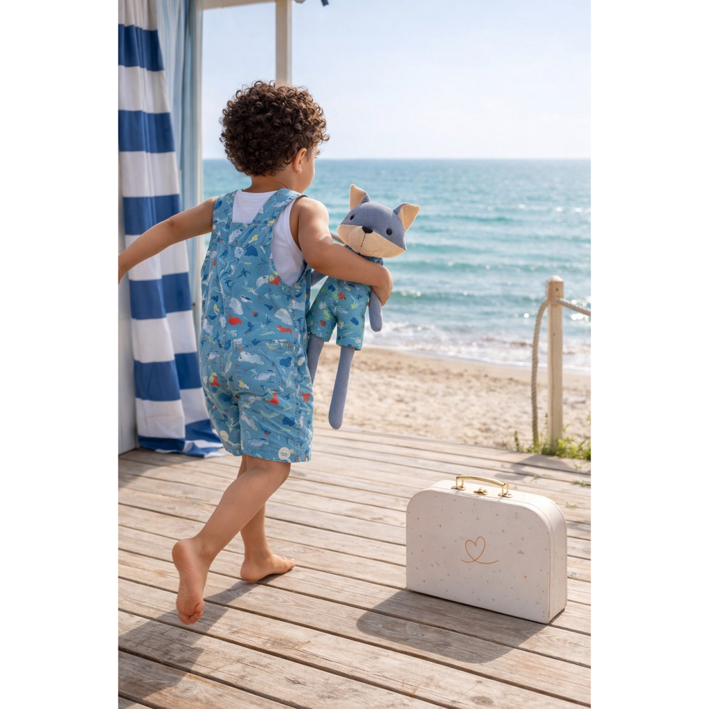 Kit Boneco Raposo Fundo do Mar + Petit Case