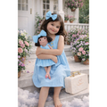 Kit Boneca Alice Liso Azul + Petit Case