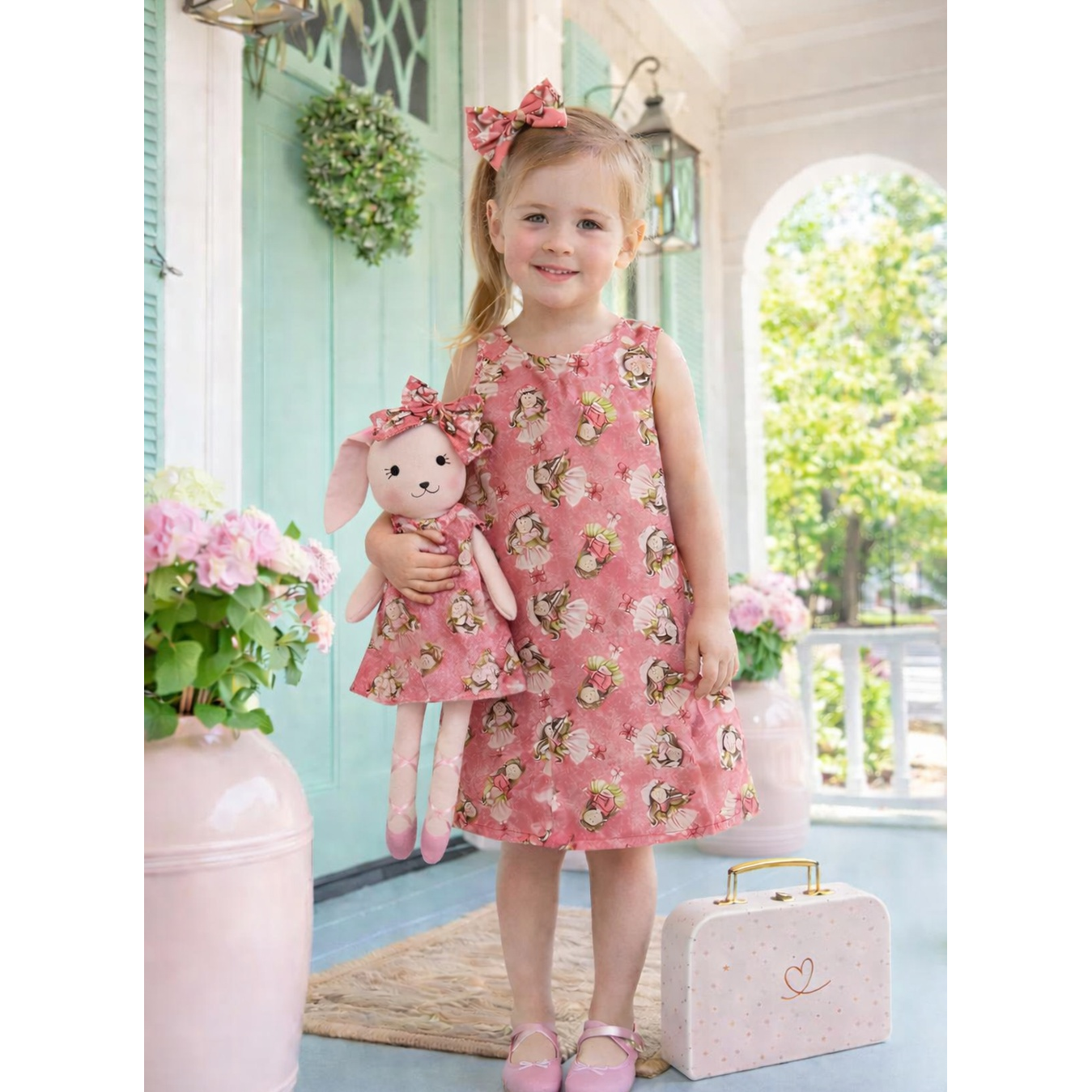 Kit Boneca Coelhinha Chloe Gigi + Petit Case