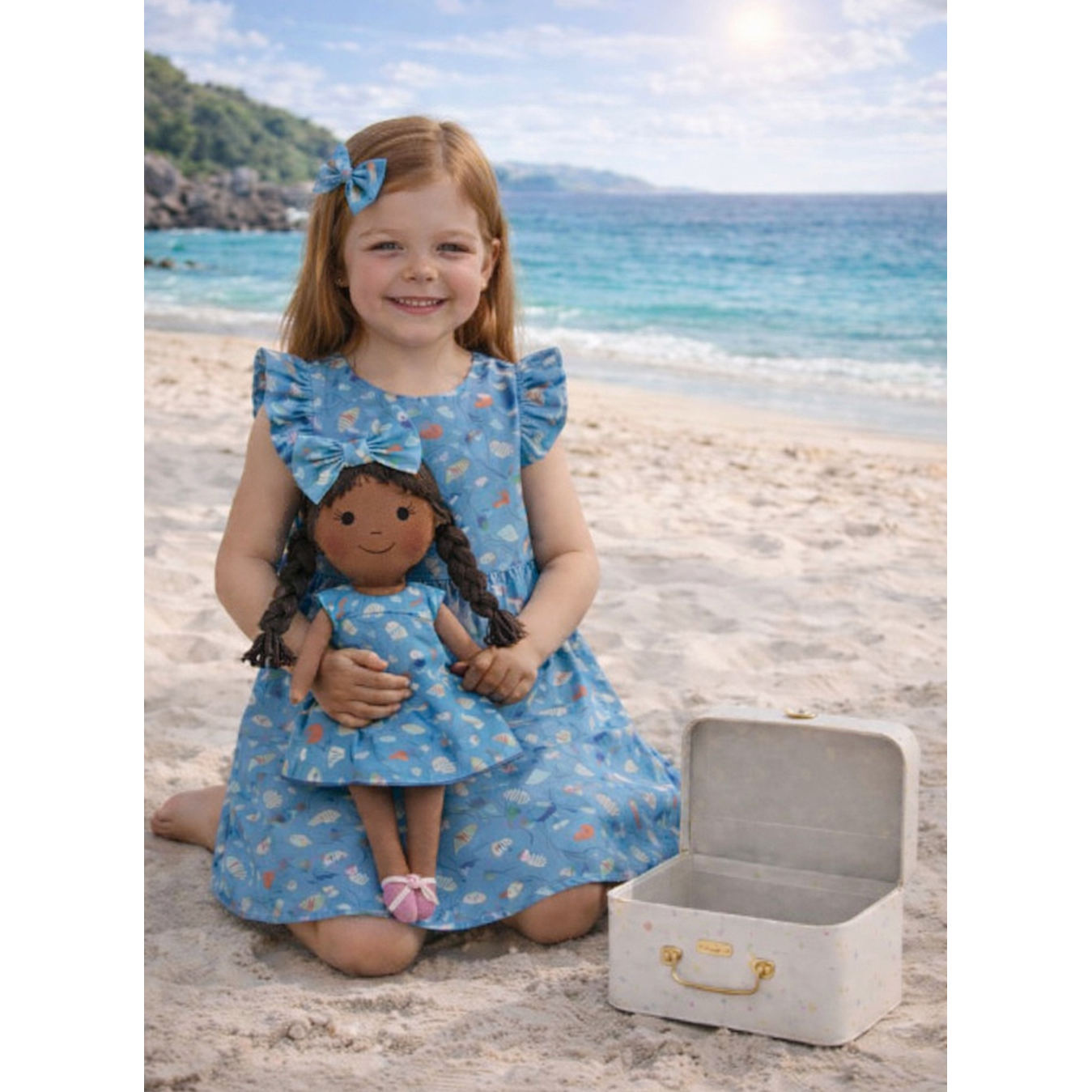 Kit Boneca Juju Fundo do Mar + Petit Case