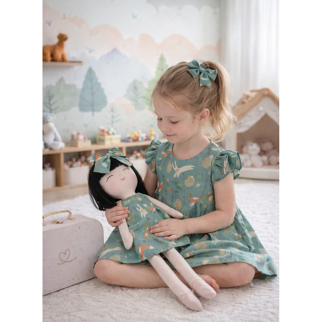 Kit Boneca Kika Bosque + Petit Case