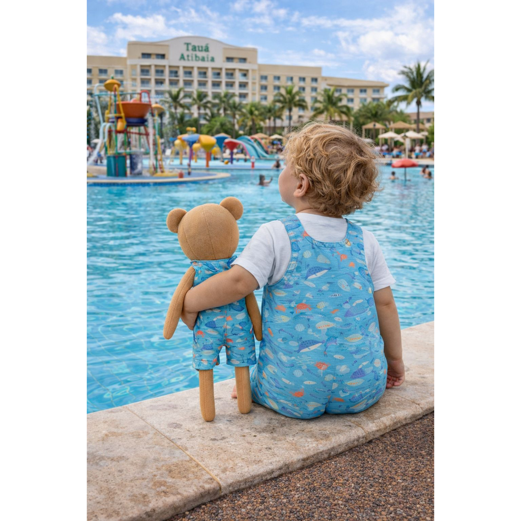 Kit Boneco Urso fundo do Mar
