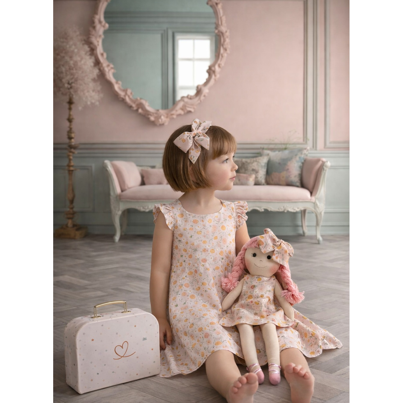 Kit Boneca Rosinha Pic Nic+ Petit Case