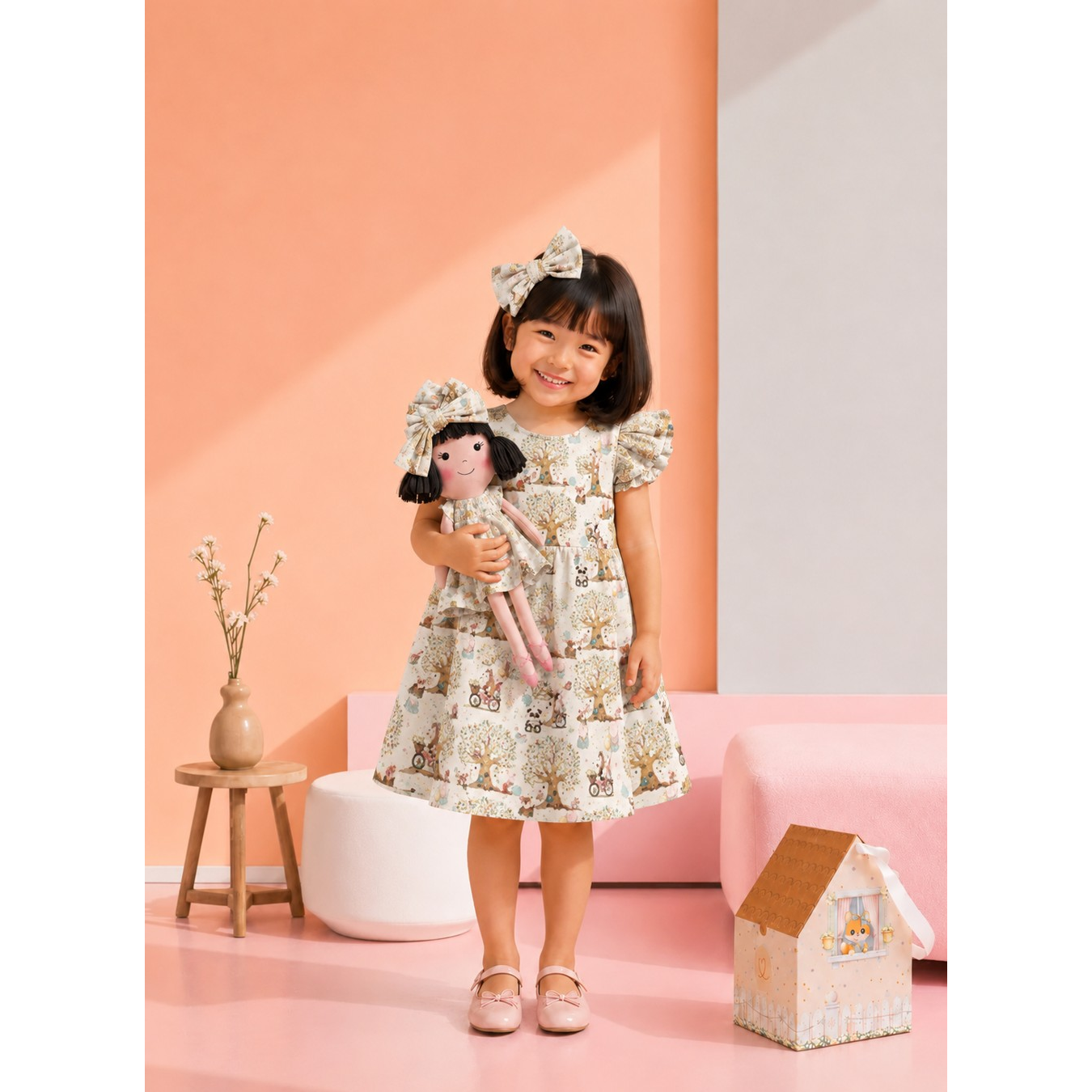 Kit Boneca Alice Floresta